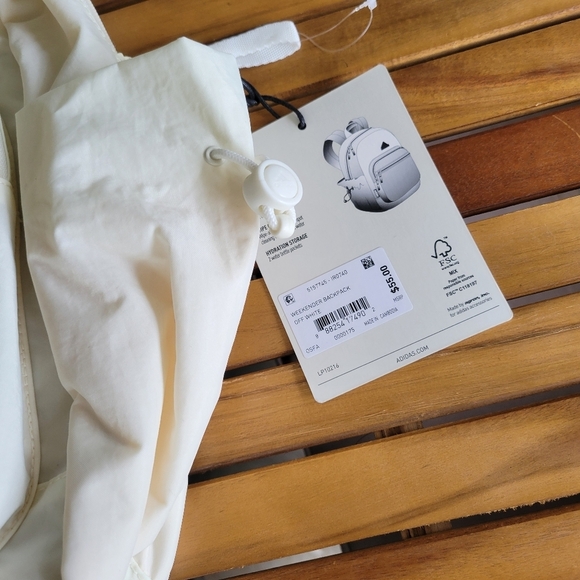 Adidas Cream Backpack Unisex - Picture 5 of 13